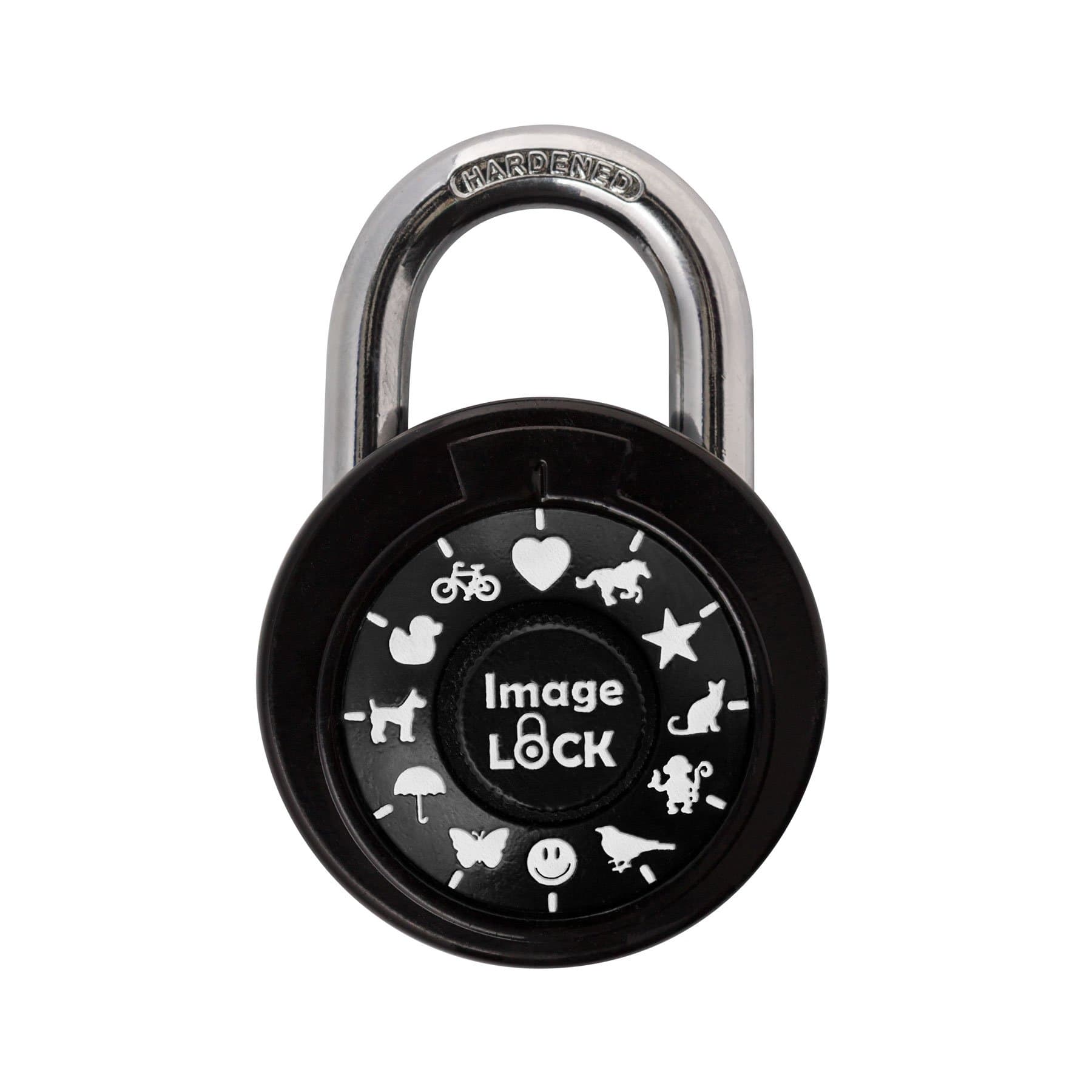 ImageLOCK - Combination Lock for Locker - Non-Reset Lock with Pictures, Double Reinforced Stainless Steel for All Types of Lockers Including Gym, School, Storage Facilities