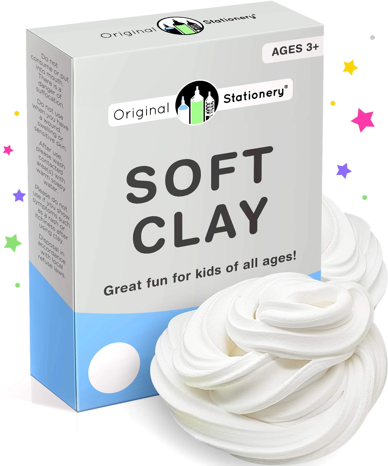 Original Stationery Slime Making Soft Clay, Moldable Modeling Clay Slime for Arts & Crafts Kids Make Butter Slime with Glue and Shaving Foam - 230g/8.1oz
