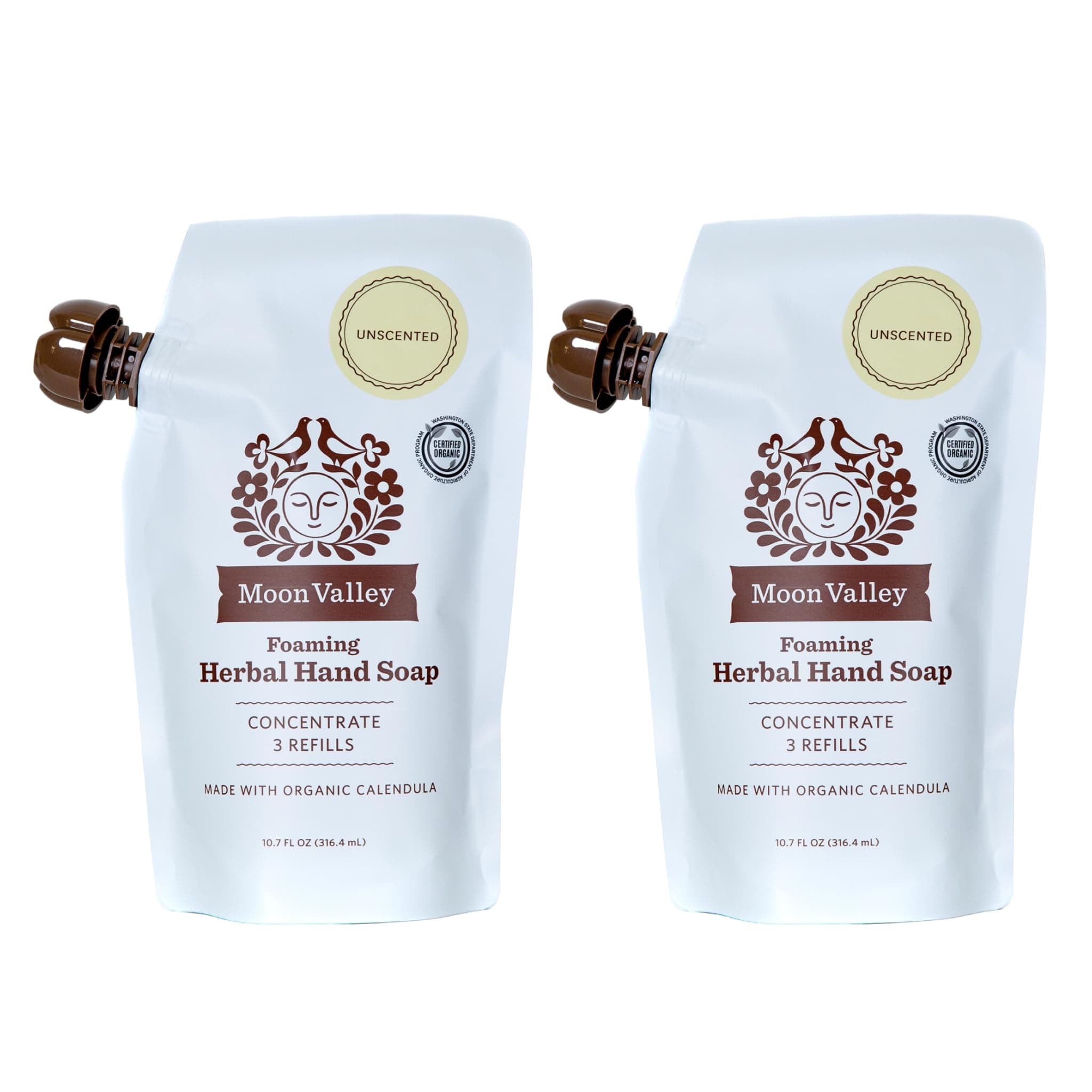 HAND SOAP REFILL POUCH - UNSCENTED (2PACK)