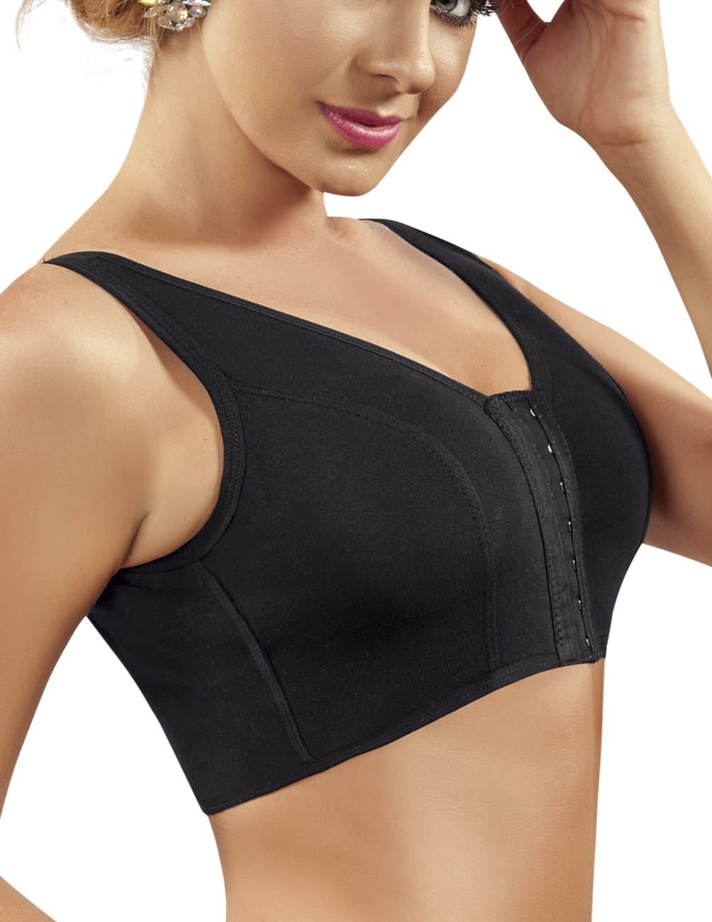 MOLDEATE 4005 Post-Surgery Brassiere Color Black Size M