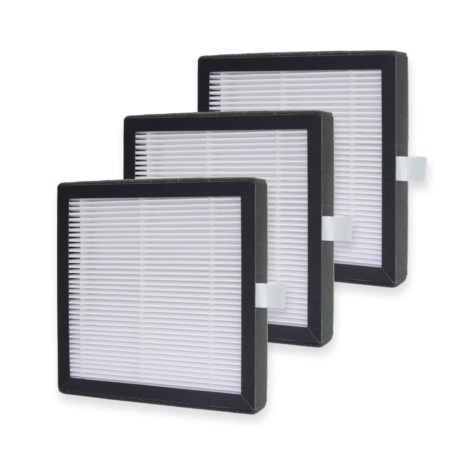 3-Pack Replacement HEPA Filter Set Compatible with Russell Hobbs RHDH1101G 2-IN-1 Dehumidifier/Air Purifier