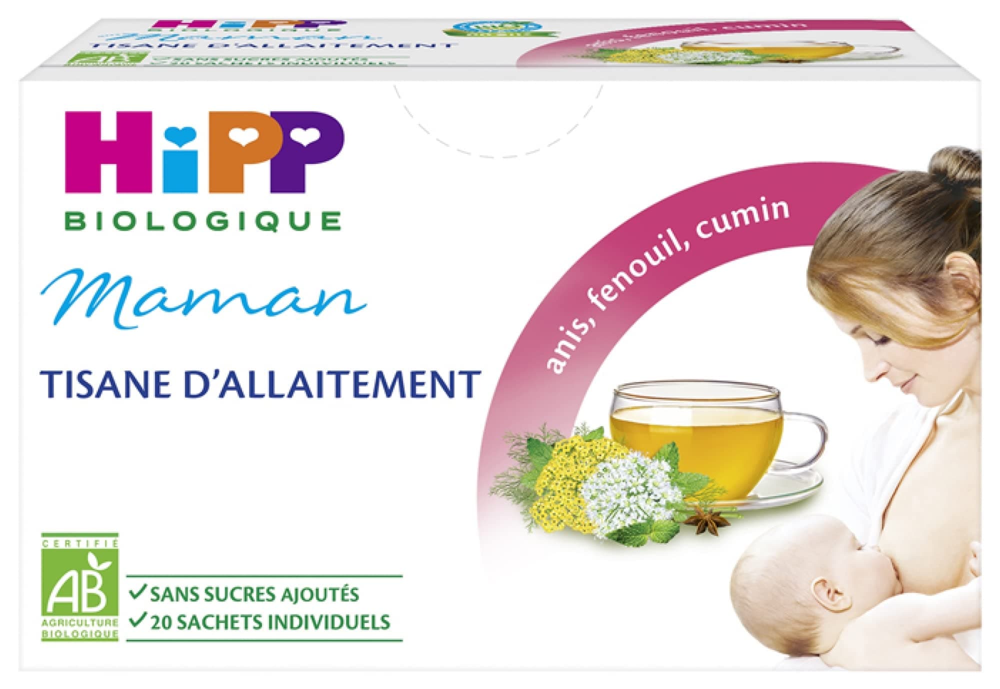 HiPPBreastfeeding Herbal Tea Organic 20 sachets