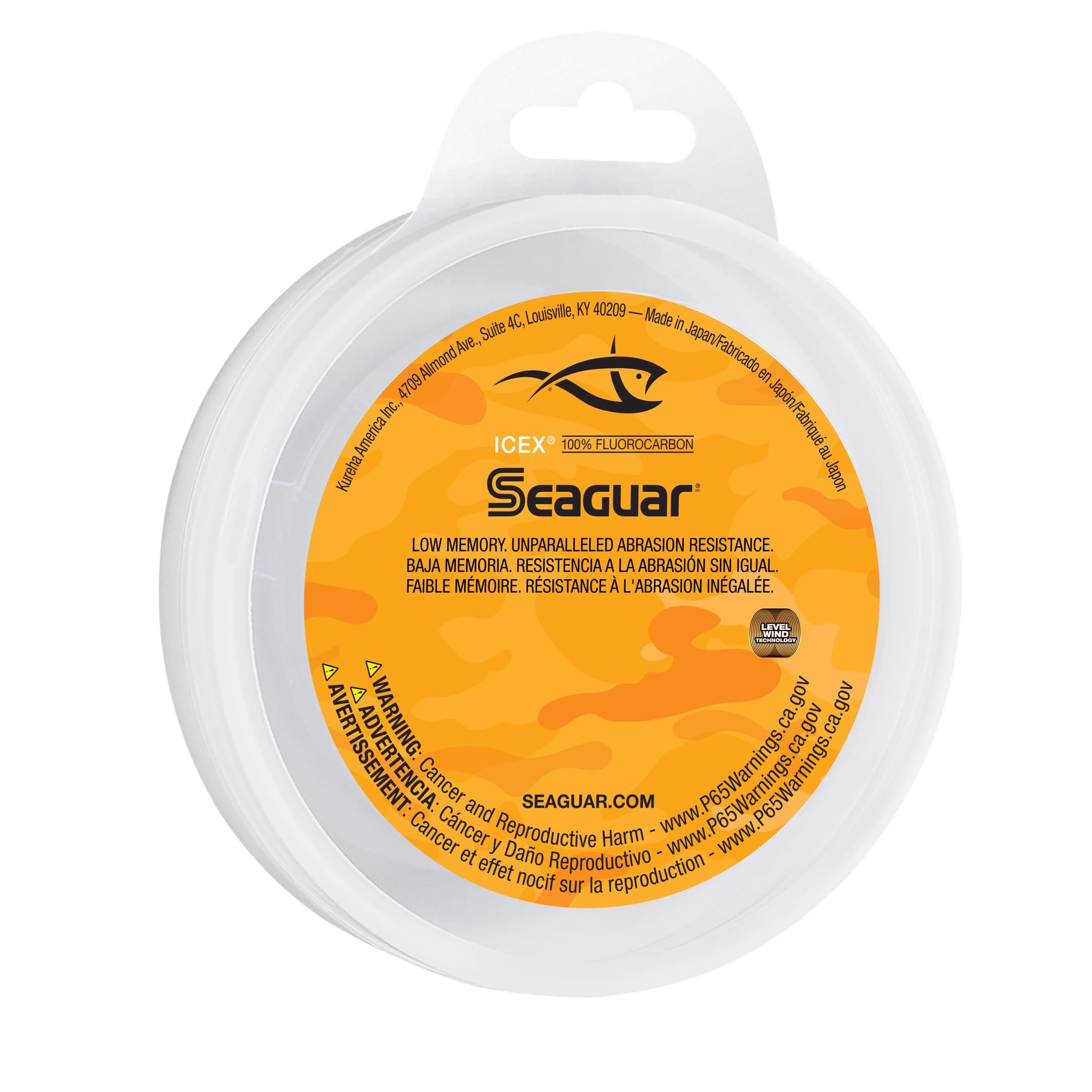 Seaguar IceX Fluorocarbon – Low Memory, Micro Diameter with Exceptional Abrasion Resistance, Knot and Tensile Strength, More Sensitive to Help Detect Bites, Made for Hard Water