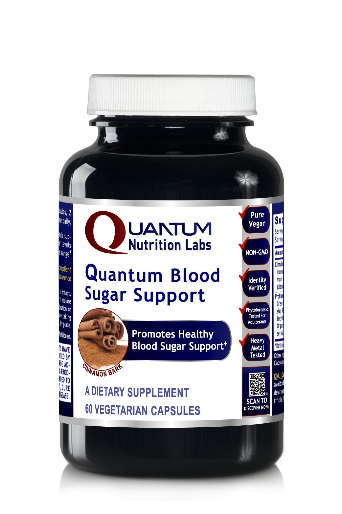 Quantum Blood Sugar Support, 60 Vegetarian Capsules - Quantum-State Pancreas, Digestion and Healthy Blood Sugar Support