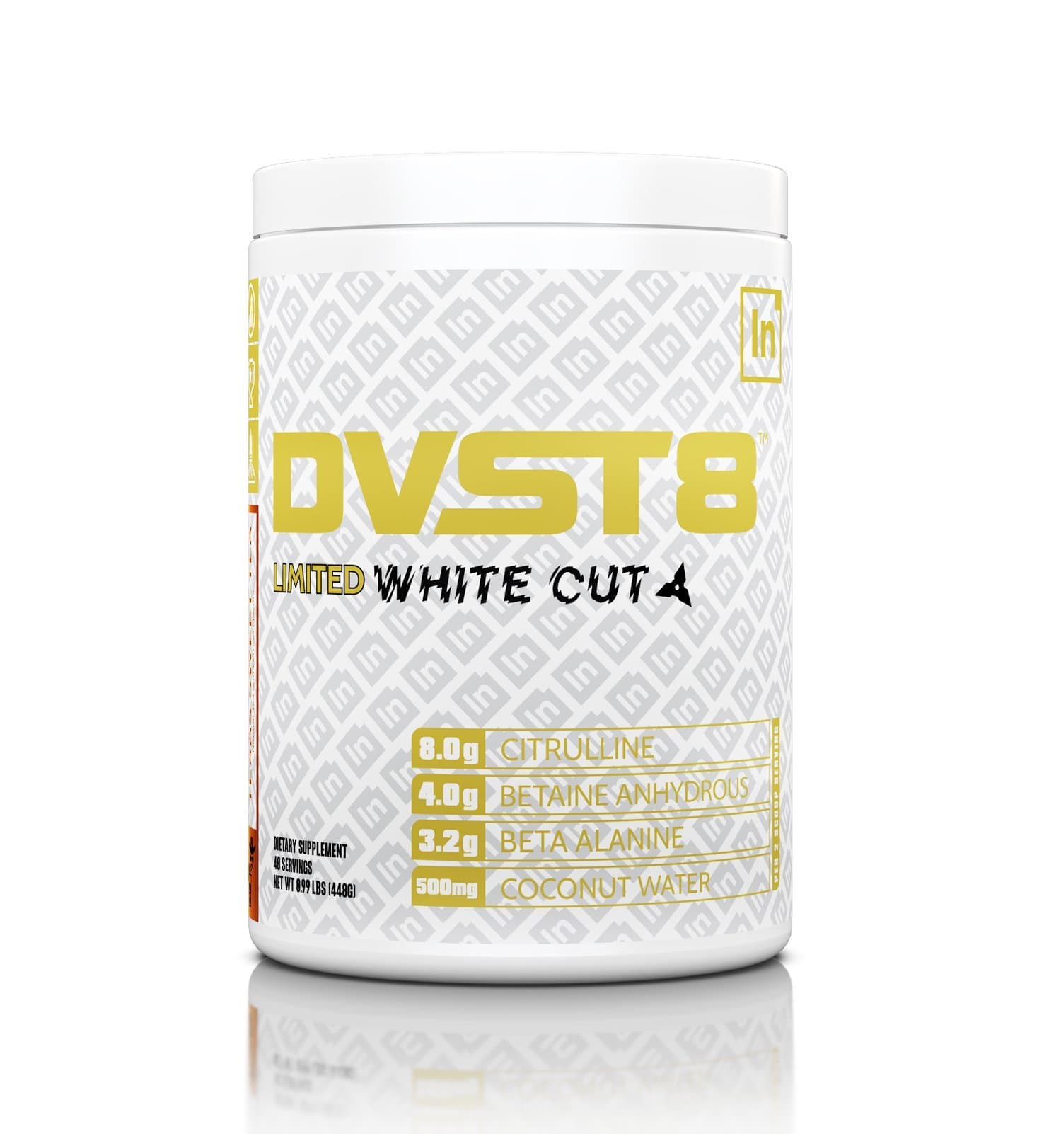 Inspired Nutraceuticals DVST8 White Cut Premium Pre-Workout Galaxy Pop 40 Servings