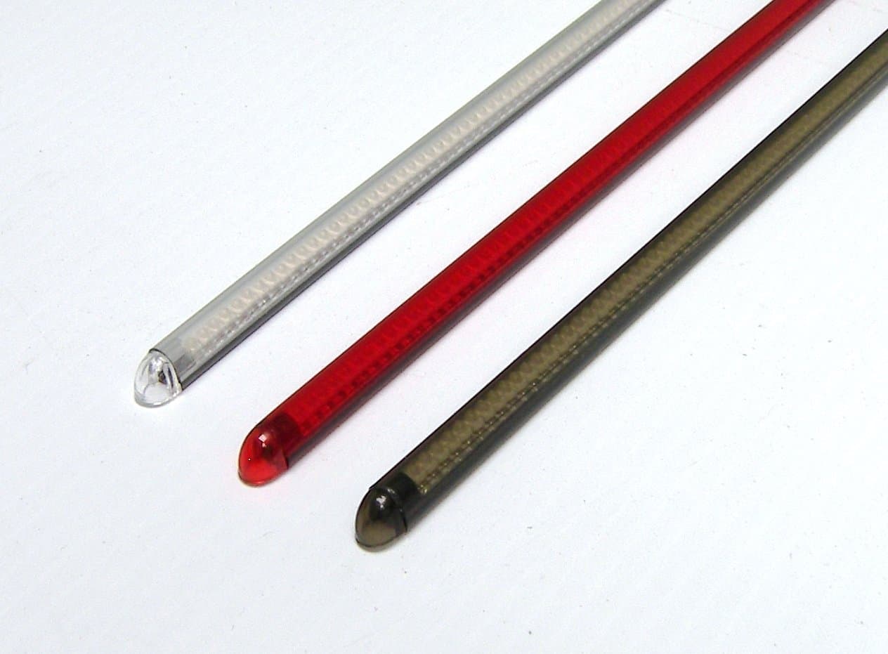 Red Ampd Z-Flex LED strip lights 10x brighter - 8.80 inches (Smoke Tube)