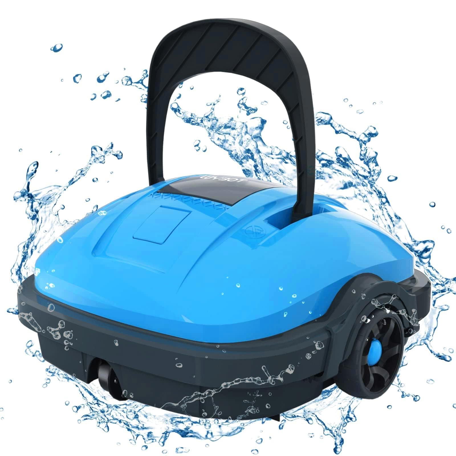 WYBOT Cordless Robotic Pool Cleaner, Automatic Pool Vacuum, Strong Suction Pool Vacuum