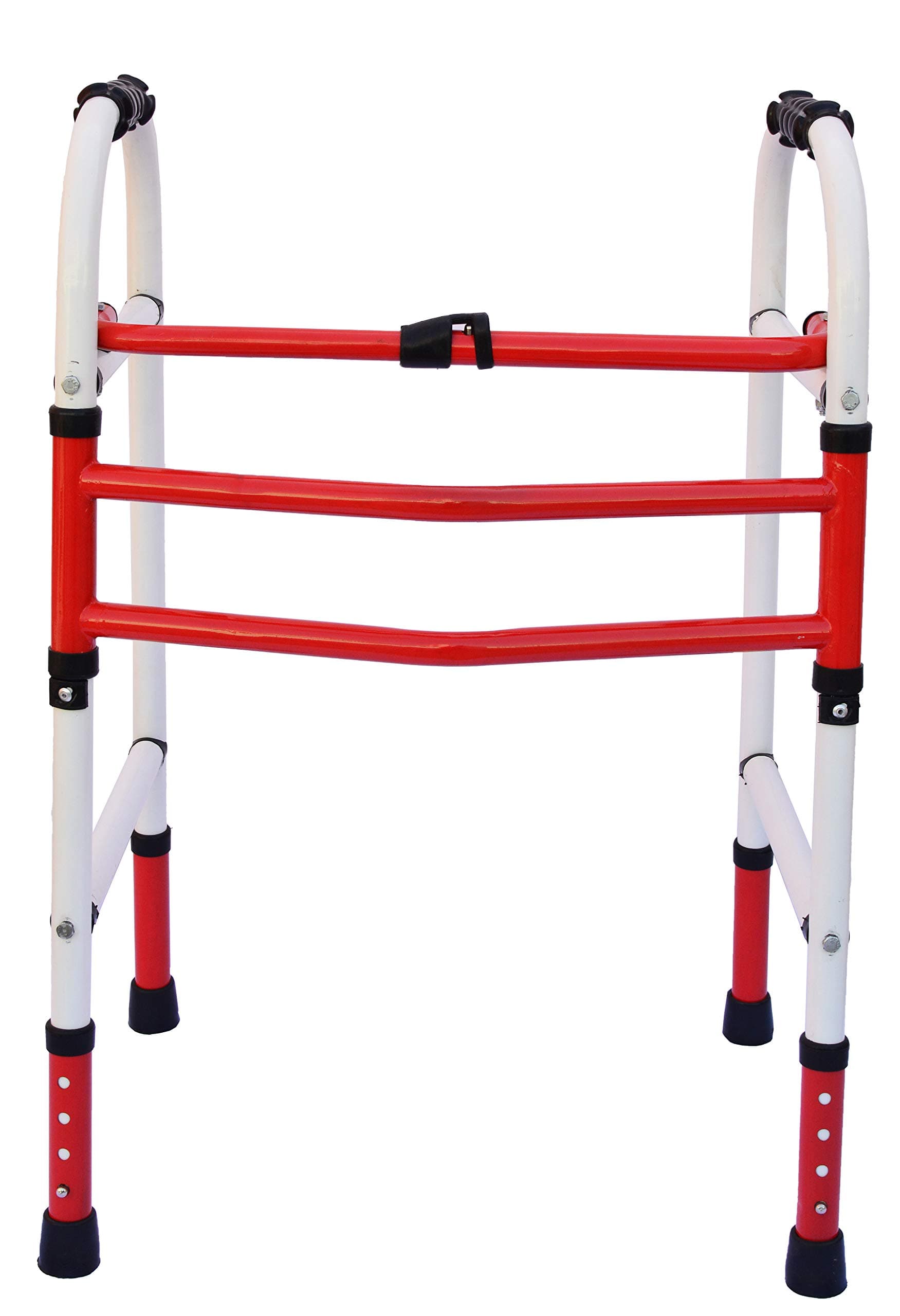 AMMINO INDIA Height adjustable Light Weight Portable Foldable Walker for Men Women Adults Patients & Old age People