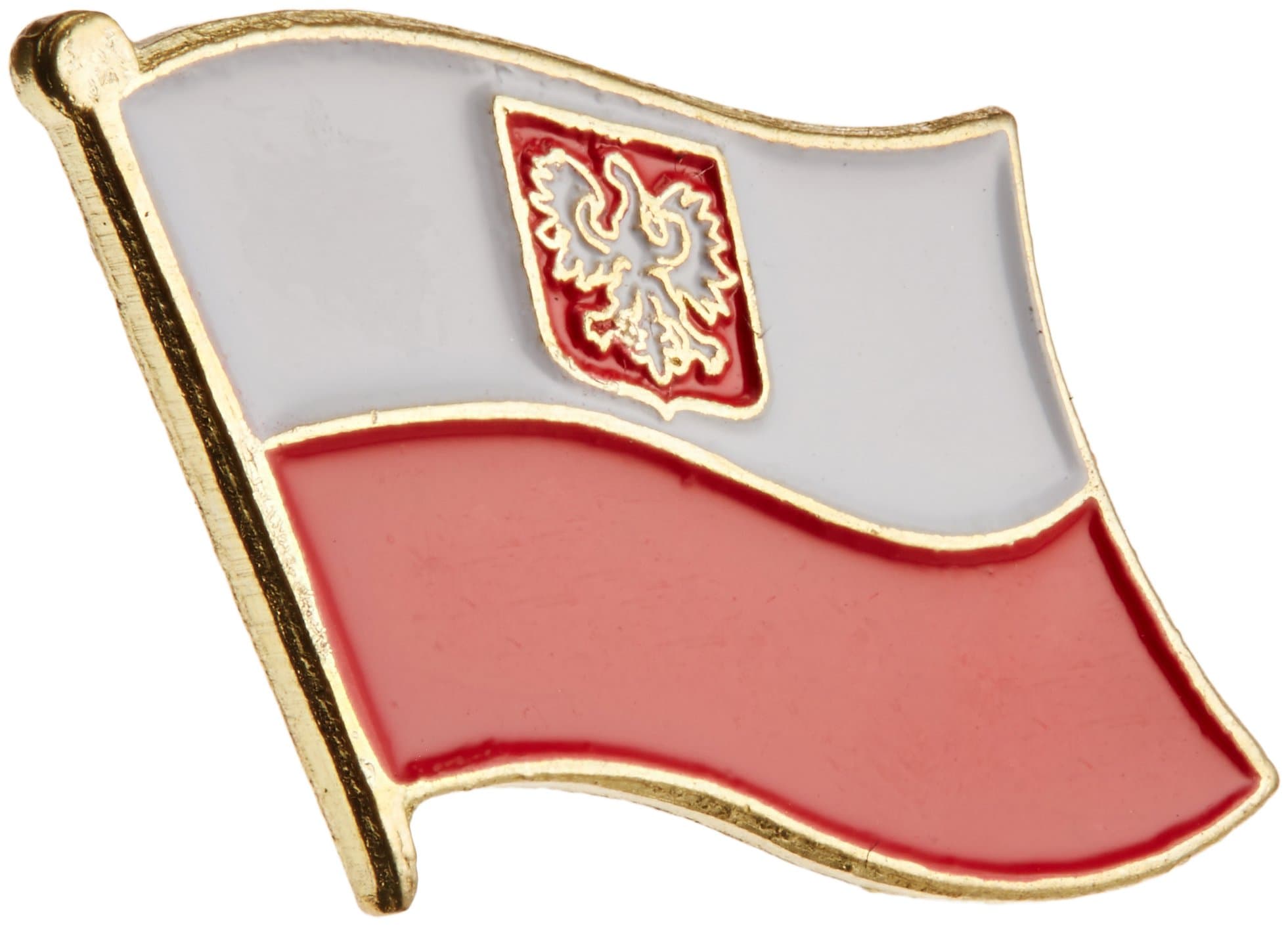 US Flag Store Poland with Eagle Lapel Pin Small