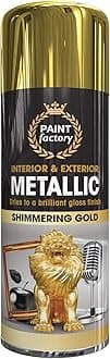 Paint Factory Spray All Purpose Gold Metallic, 400 ml