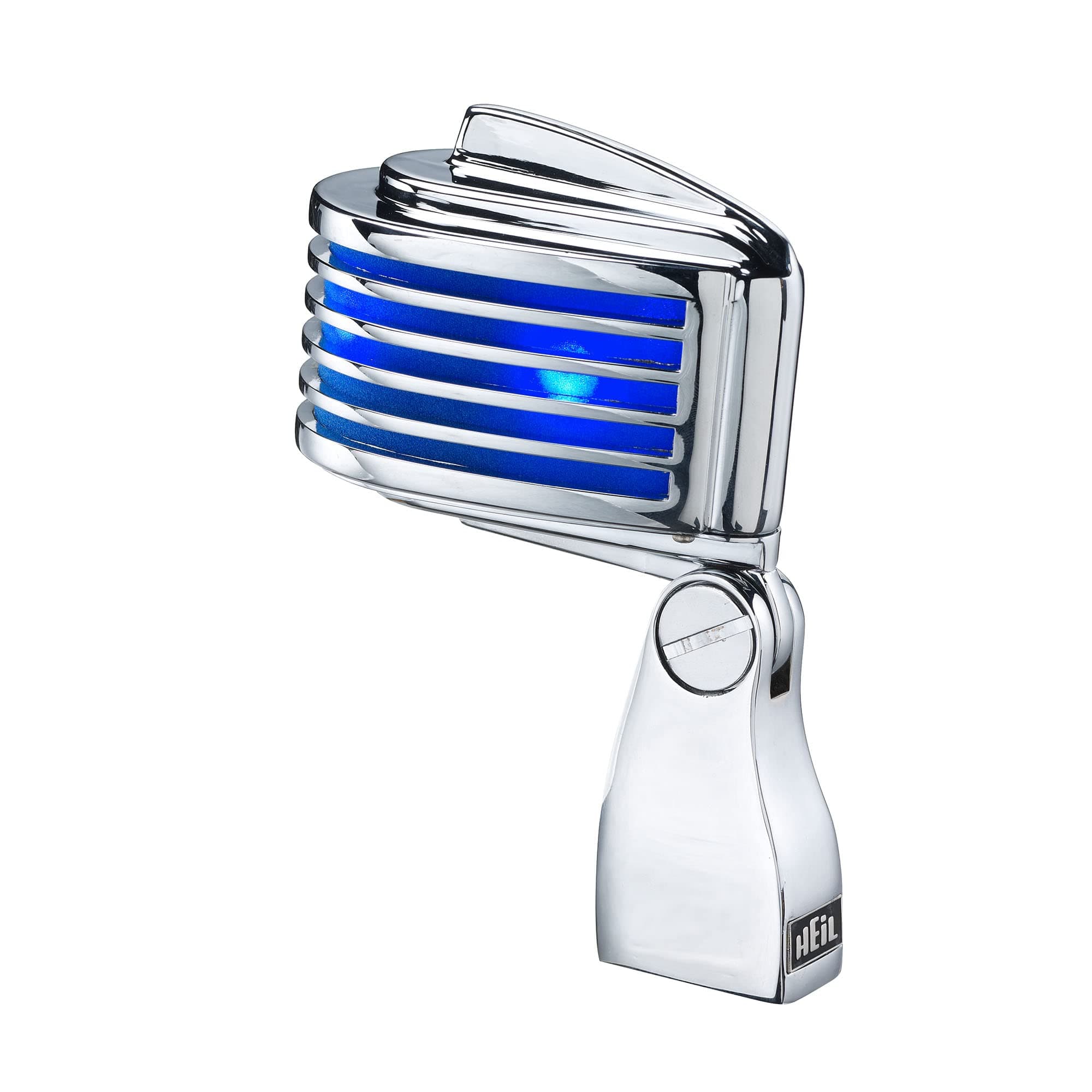 HEIL FIN-B CHROME MIC WITH BLUE LED MIC