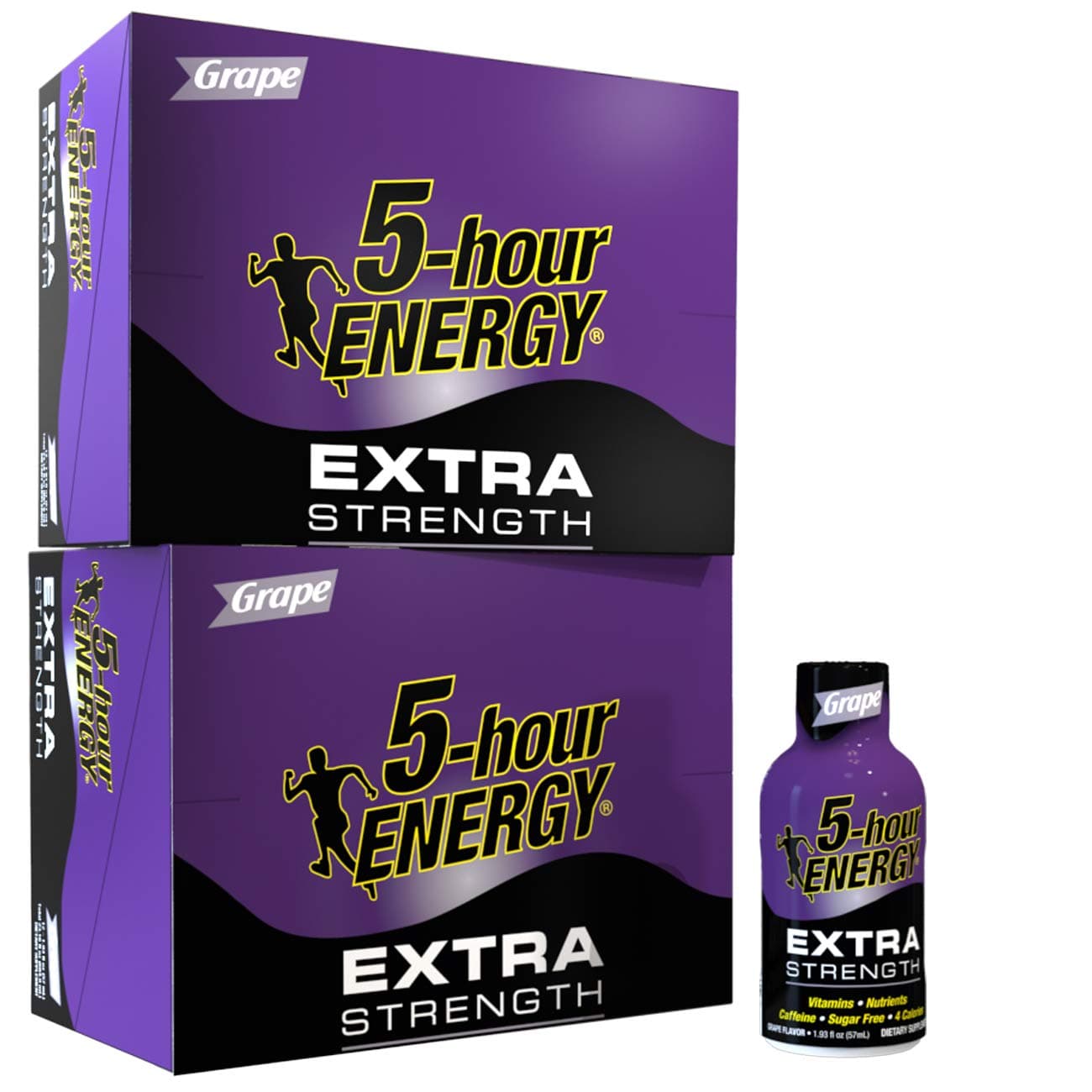 Shot, Extra Strength Grape, 1.93 Ounce, 24 Count