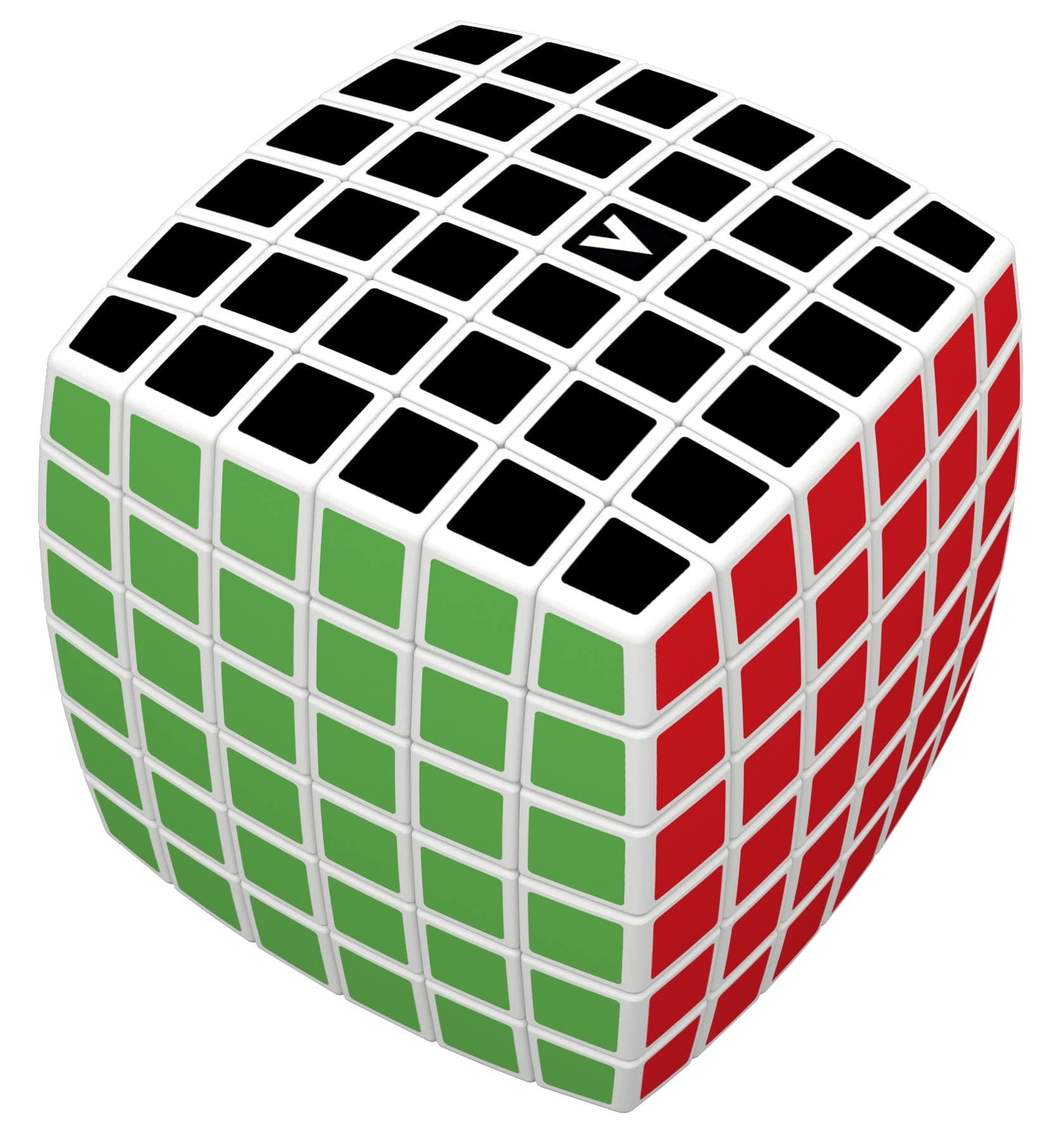 V-CUBE 6 x 6 White Pillow | Professional, Fast, and Smooth | Speed Cube | Puzzle | Fidget Toy