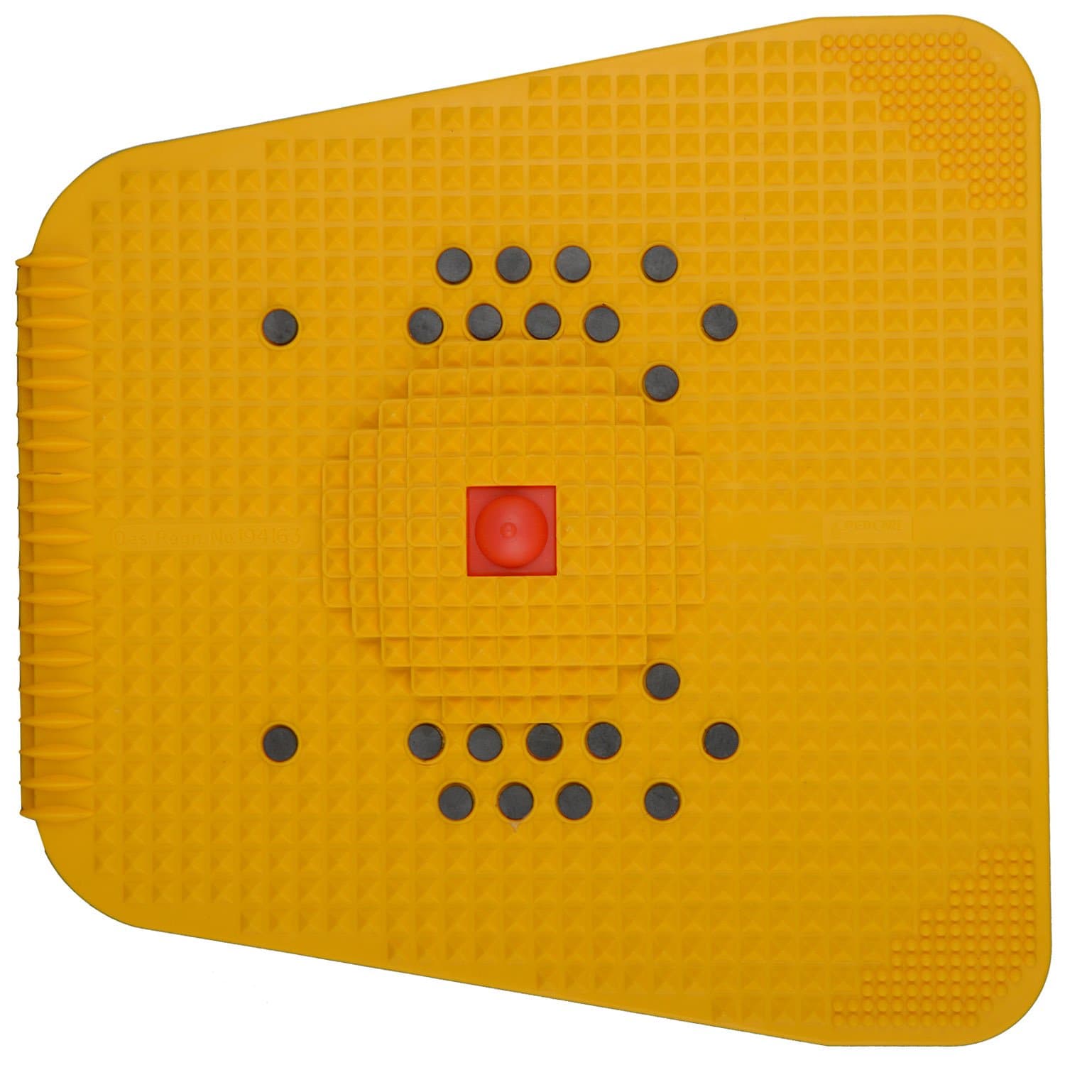 Jiten Pyramid Plastic Powermat 2000 Pyramid (31 cm x 31 cm x 0.5 cm, White)