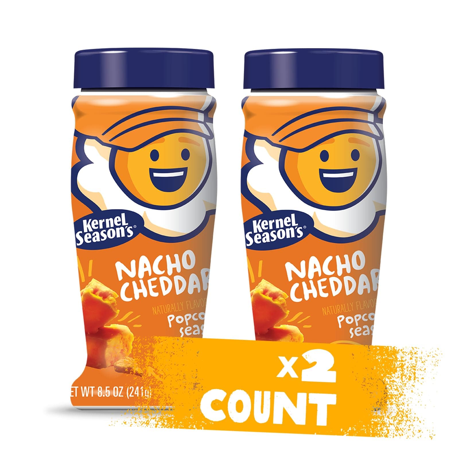 Popcorn Seasoning, Nacho Cheddar, 8.5 Ounce (Pack of 2)