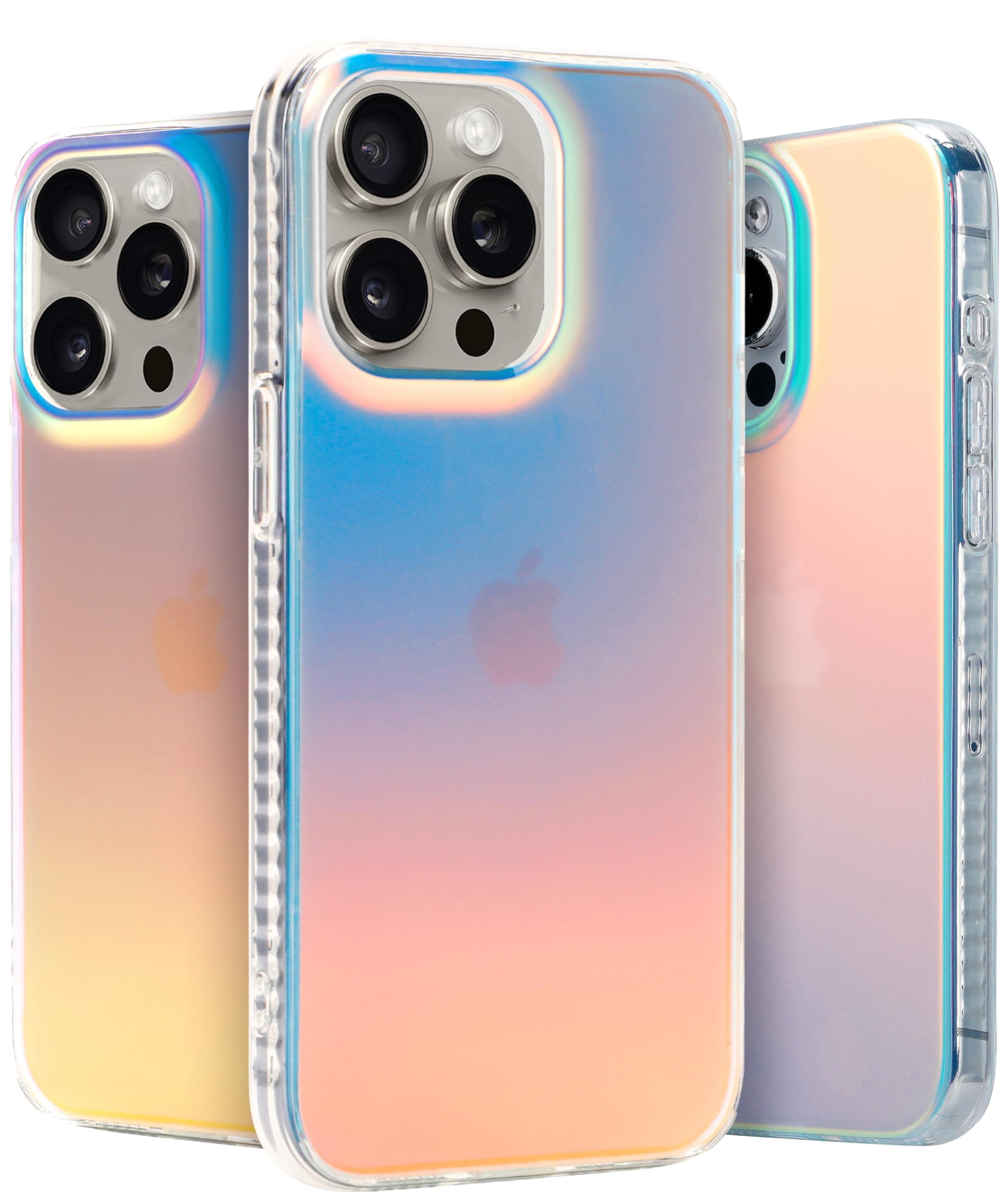 - LONLI Hue - for iPhone 15 Pro Case - Iridescent [10FT Drop Protection] - Shockproof Cover with Color Changing Effect | Cute and Unique for Women, Girls and Men (2023)