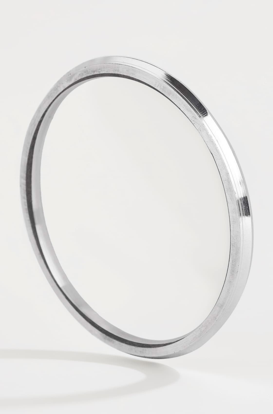 Men's Silver Plated Kada – Slim 6mm Plain Design for Everyday Wear (SJ_3286_P)