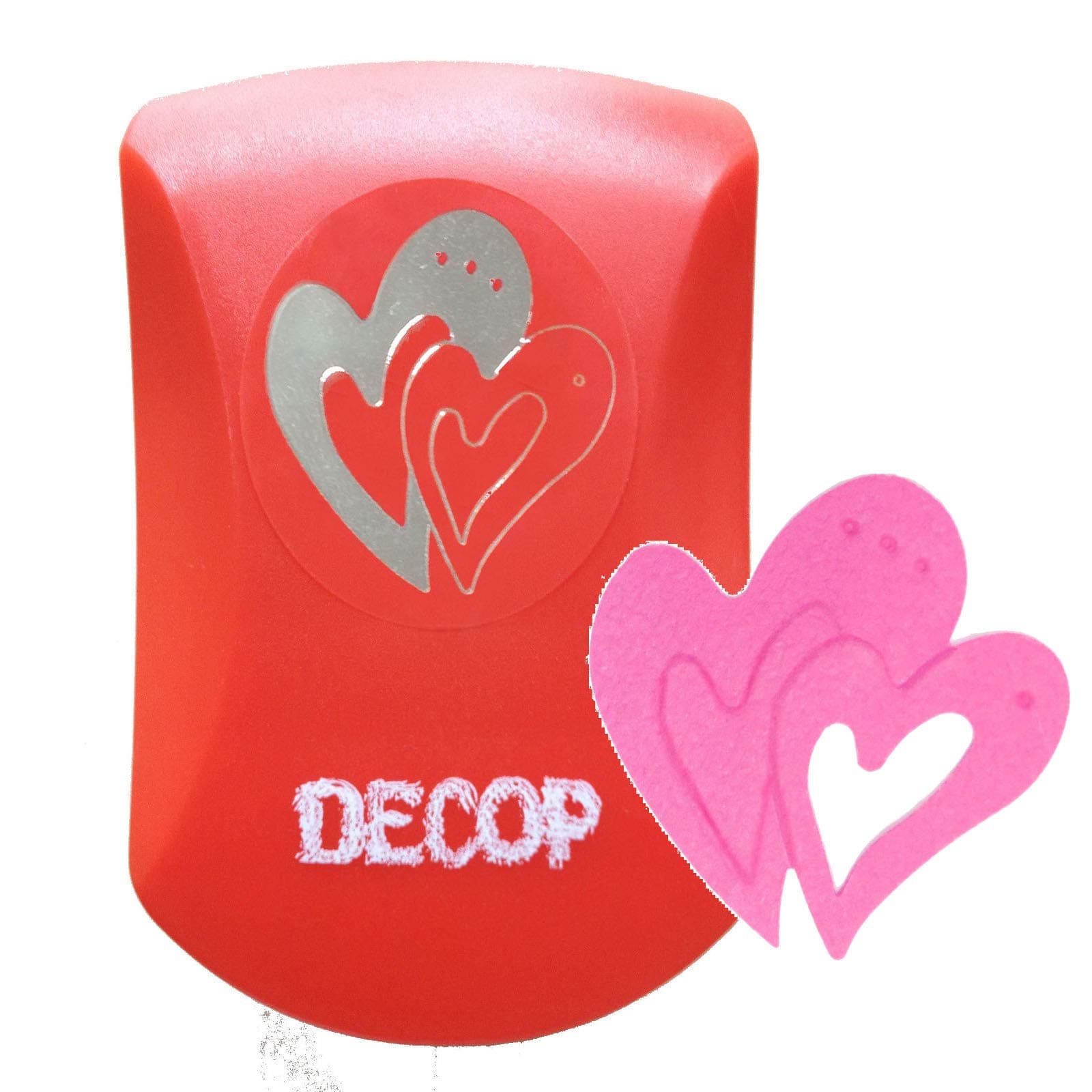 PI Original DECOP double-cut embossed punch bubble Heart