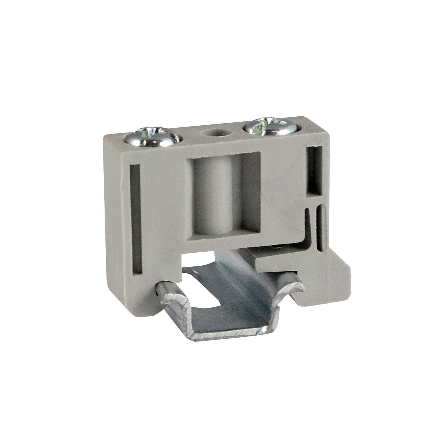 Automation Systems Interconnect ASI ASIEMBK1 End Stop for Micro-Miniature DIN Rail Mounted Terminal Blocks, Snap on, Screw Down (Pack of 25)