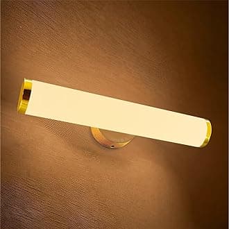 Round Acrylic Luxurious LED Wall Light for Mirror, Wash Basin, Bedroom, Hotel Passage, Living Room | Soft & Bright White LED Lighting - 1 Pack (Warm White, Pack of 1)