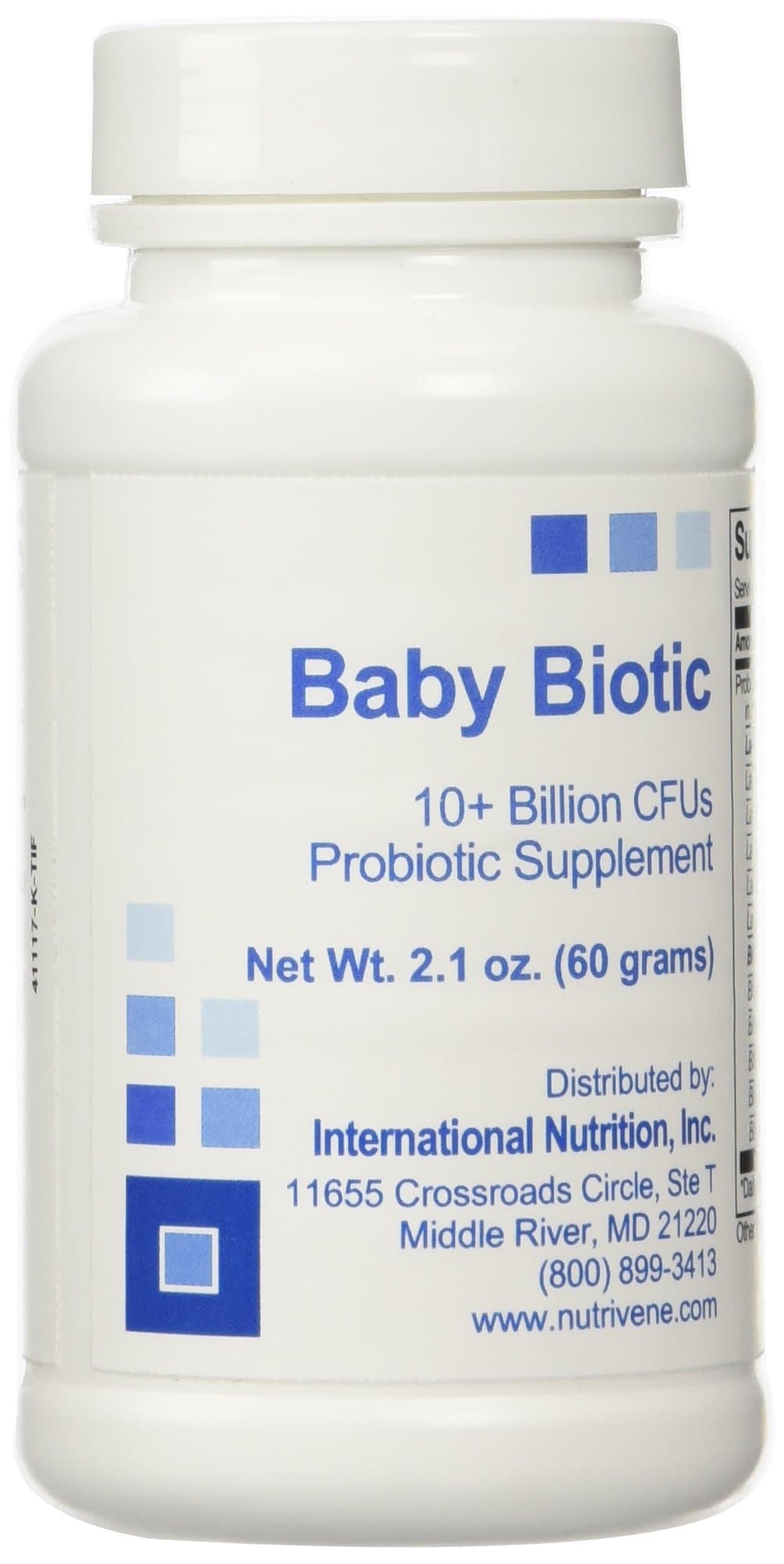 Baby Biotics Net Wt. 2.1 oz. (60 grams)