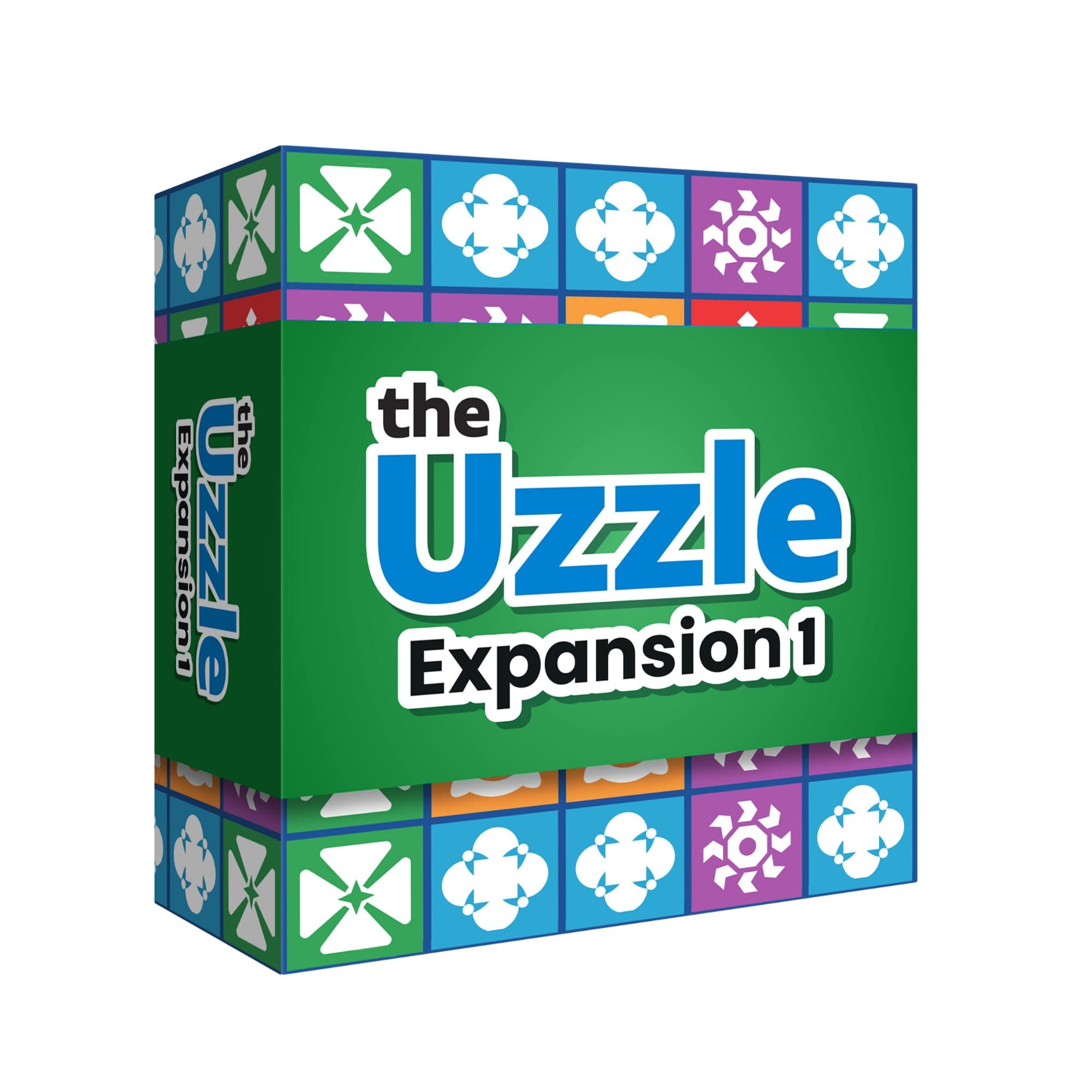 Uzzle 3.0 Expansion, Requires Uzzle Base Game, Block Puzzle Board Game for Adults & Kids, Expert-Level Challenges, an Action Packed Family Board Game Add On, for Ages 4+