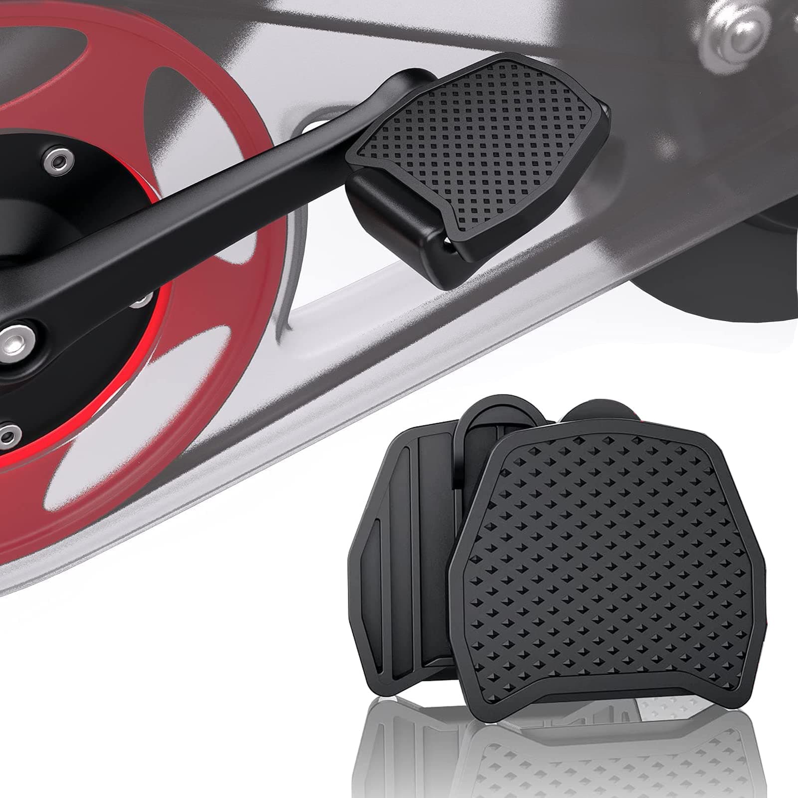 Pedal Converters for Peloton, Clipless Platform Pedal Adapters for Look Delta Pedals, Sports Pedal Converters for Peloton Bike&Peloton Bike+ Fit for Friends and Family