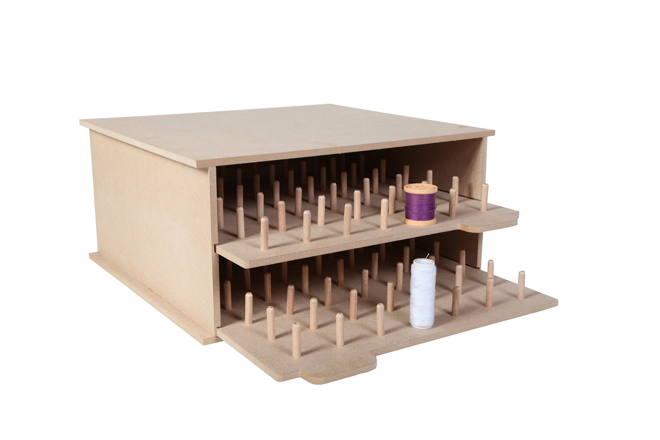 Thread Spool Bobbin Storage Holder - Holds Up to 98 Reels of thread