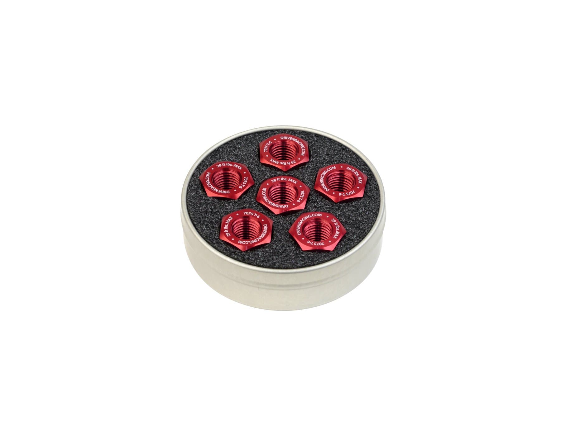 Driven Racing DSN RD Red M10 x 1.25mm Thread Pitch Sprocket Nut