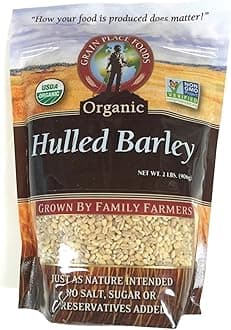 Non-GMO Organic Hulled Barley | Made in the USA | 2 lb Bag
