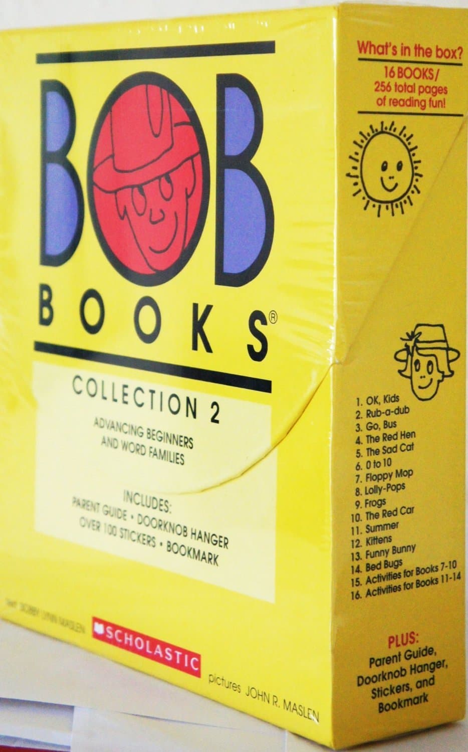 Scholastic BOB Books Collection 2 Box Set [ADVANCING Beginners and Word Families]