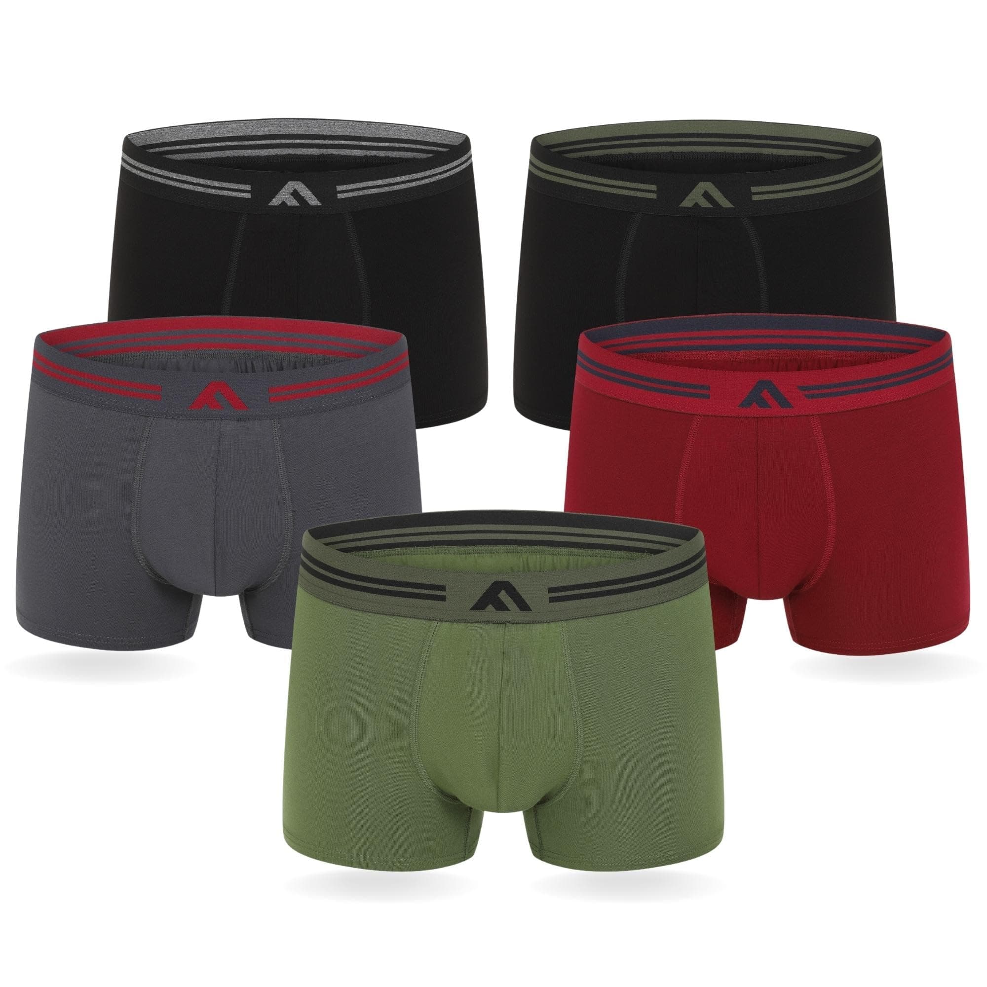 Men's Super Soft Bamboo Boxer Shorts 5-Pack
