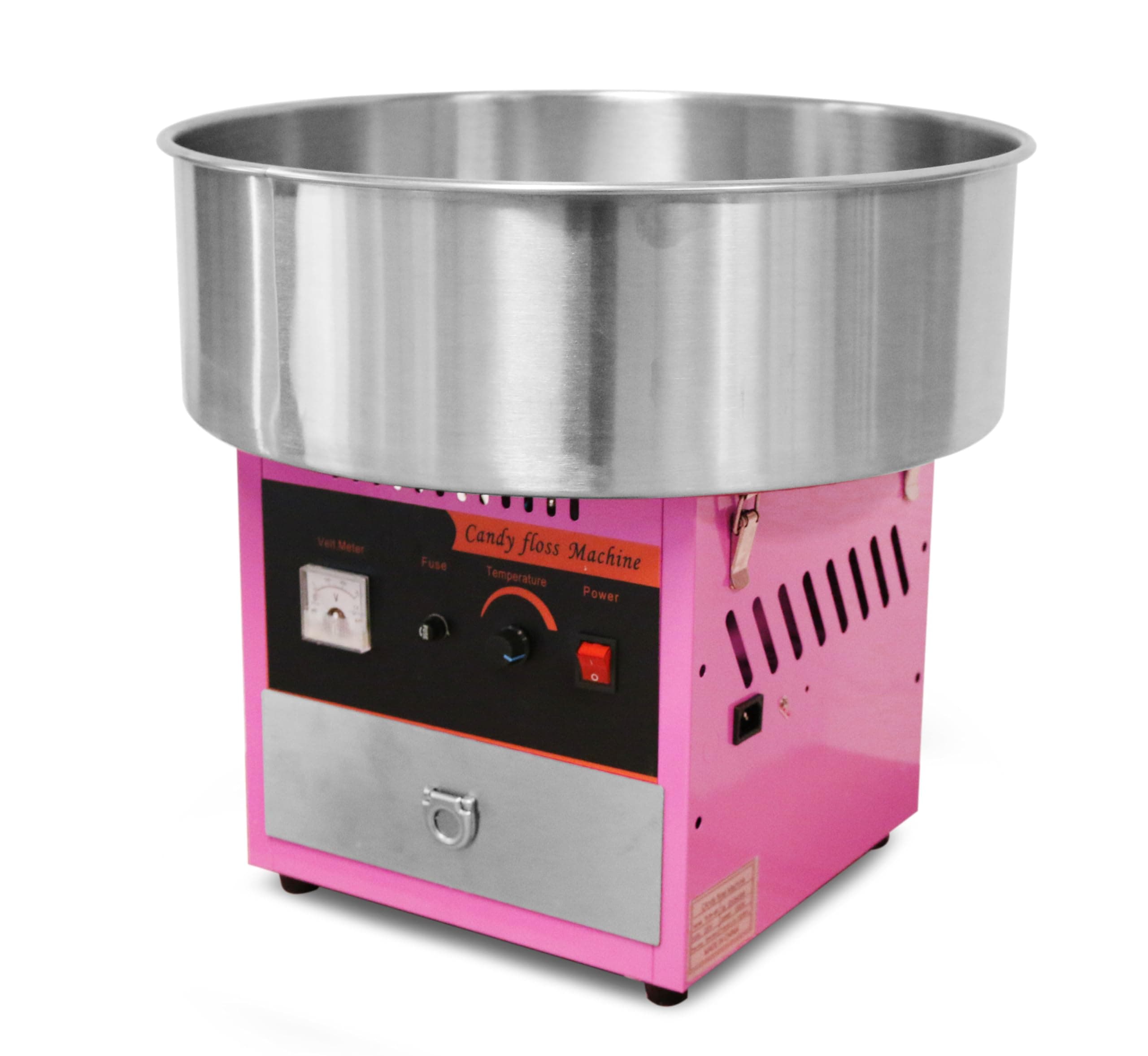 Commercial Use Cotton Candy Maker Candy Floss Machine, Large Commercial Cotton Candy Machine Party Candy Floss Maker Pink
