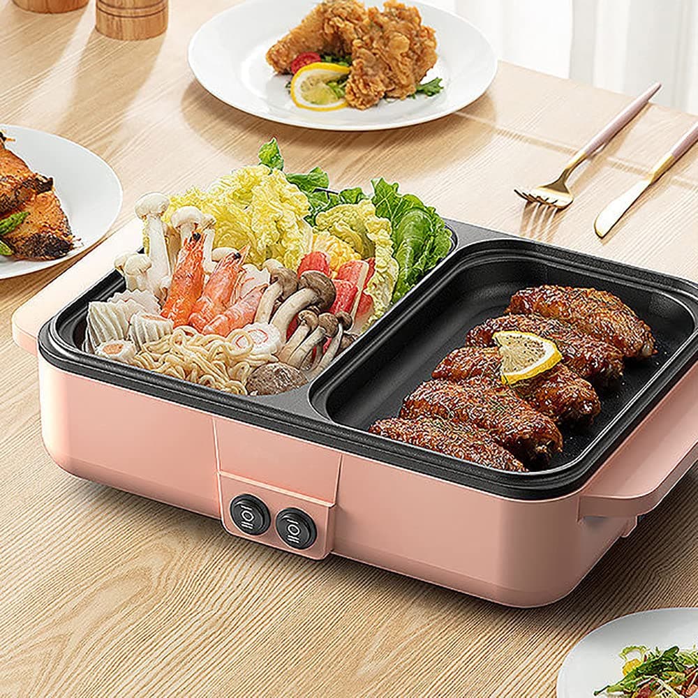 2 in 1 Hot Pot with Grill