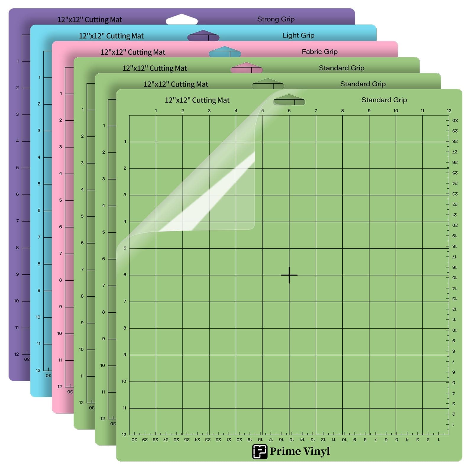 – Cutting Mats - Prime Vinyl 6 Pack Cutting mat Set, Permanent Vinyl Cutting mats for Explore One/Air/Air 2/Maker, 12x12 inch for All Cutting Machines