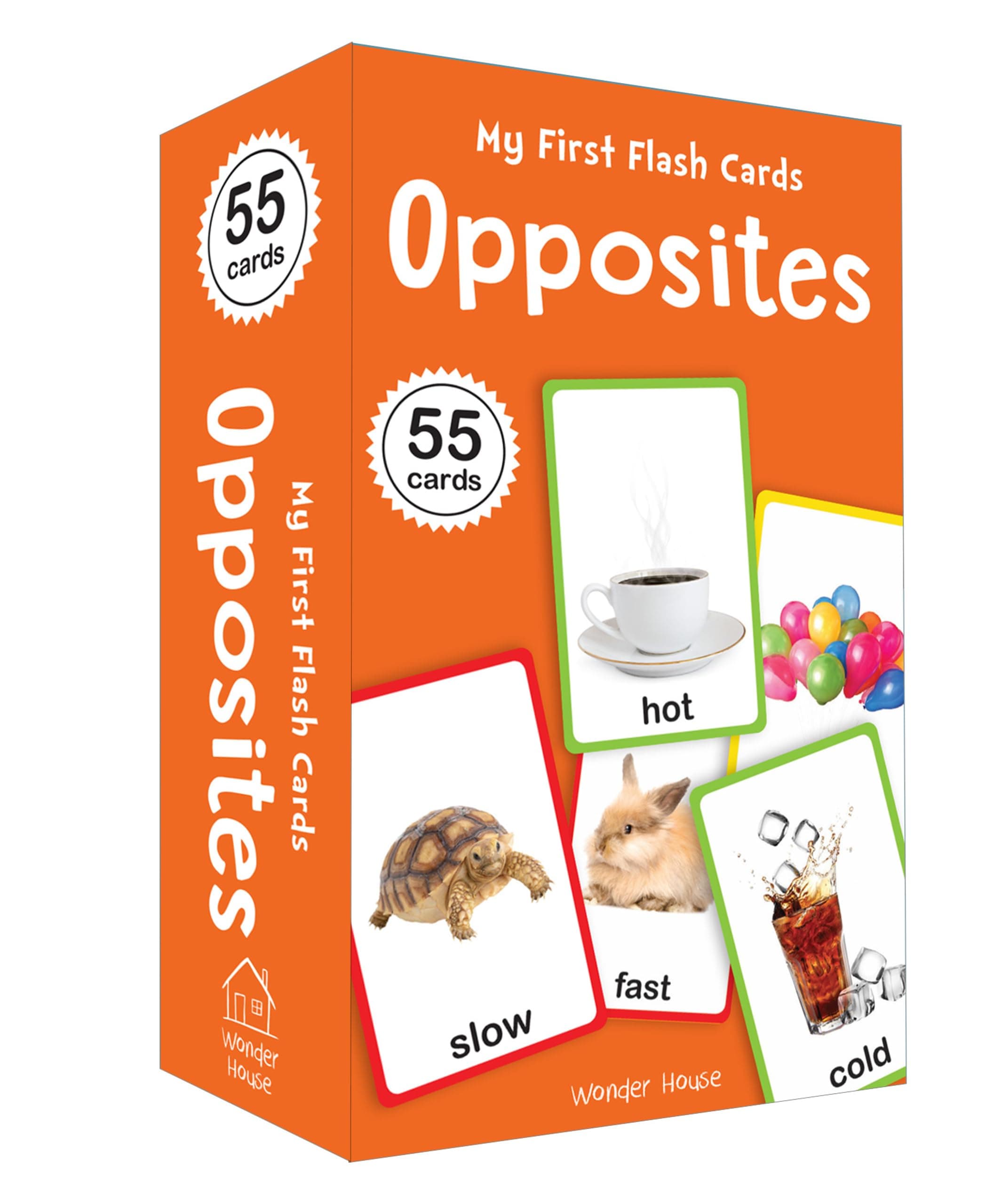 My First Flash Cards Opposites : 30 Early Learning Flash Cards For Kids