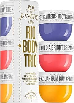 Rio Trio Mini Vanilla Body Cream Trial Set | Travel Size Skincare | Gift Set | $48 Value