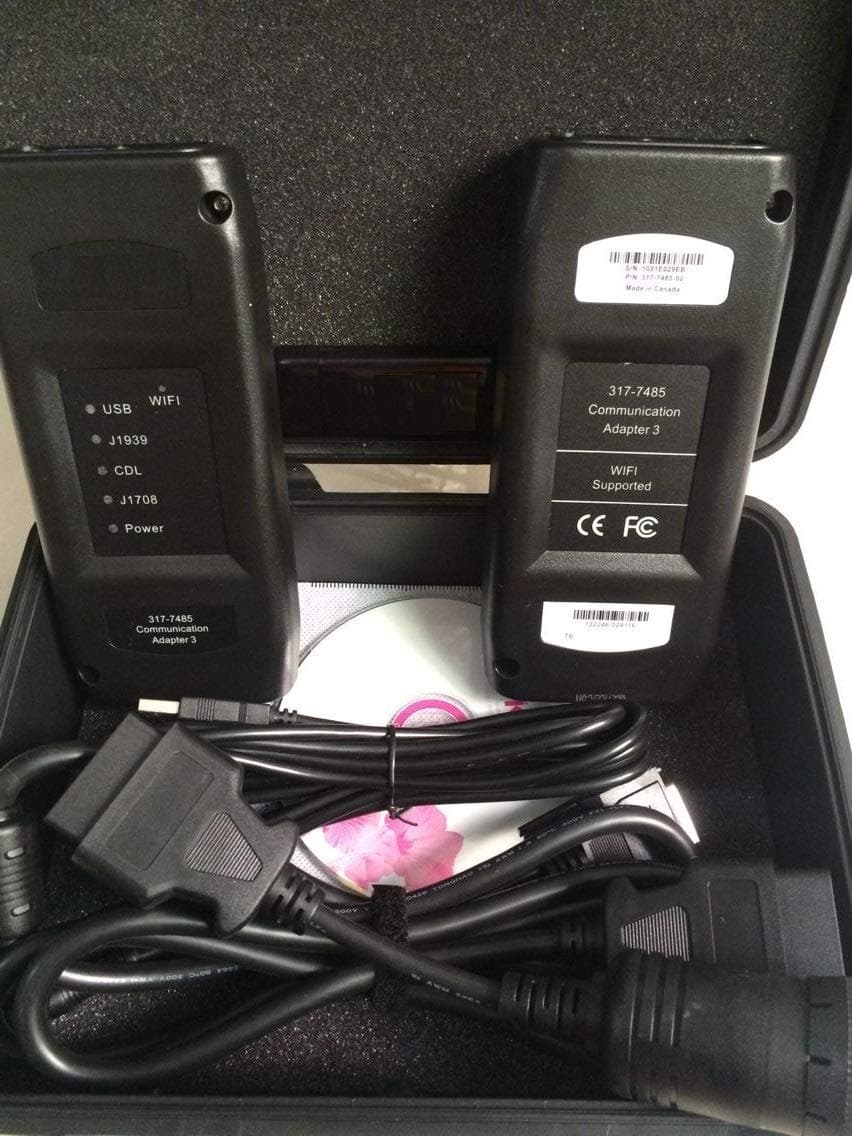 Com 3 Adapter - Diagnostic Tool Kit for All Caterpilllar Machines - Include Latest ET2018A Software