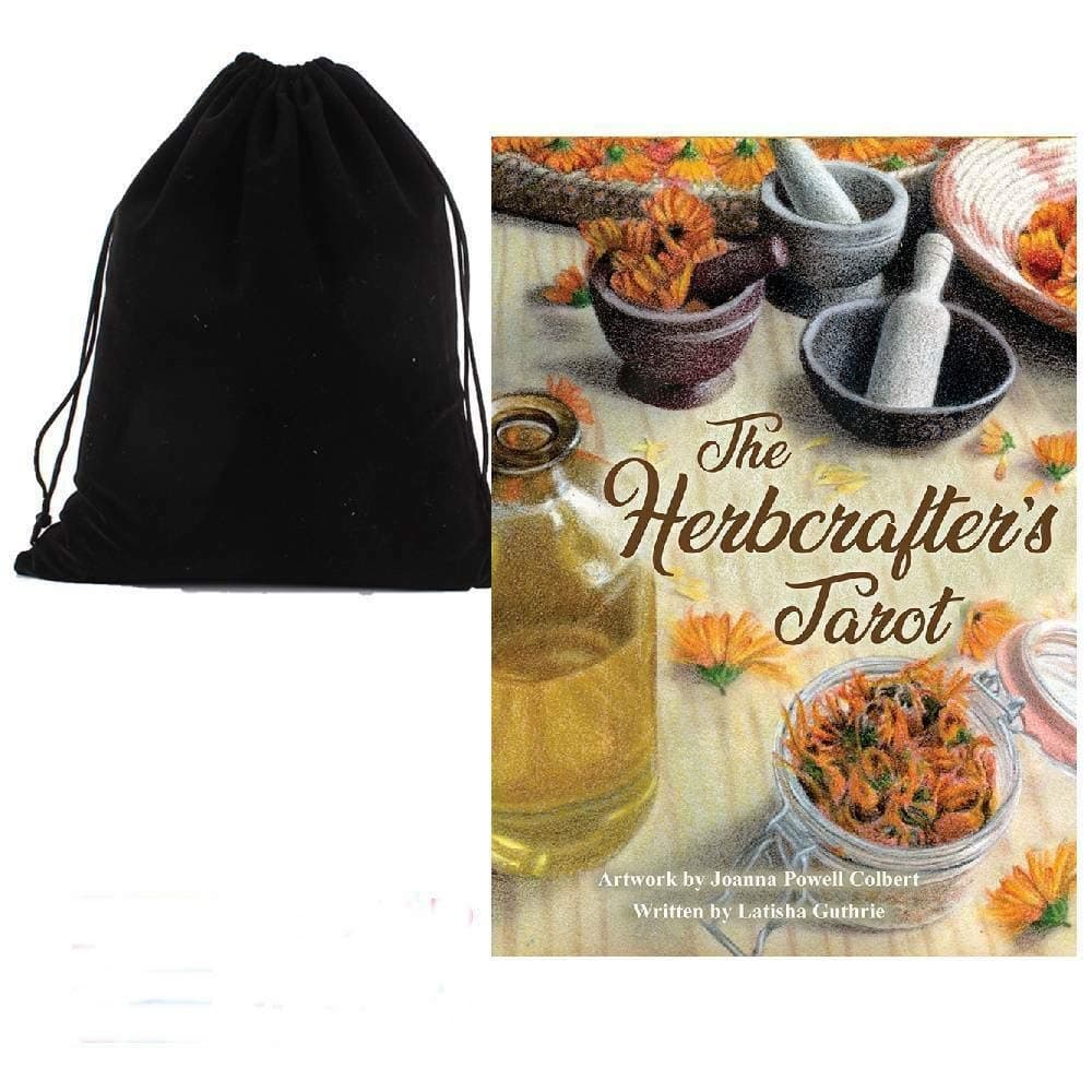 US Games HERBCRAFTER'S TAROT CARDS DECK GUTHRIE COLBERT POWELL SYSTEMS WITH BAG