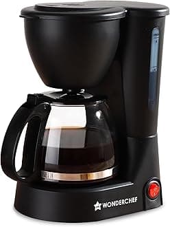 Swift Brew Coffee Machine for Home | 650W | Brew 6 Cups at a Time | Anti-Drip System | Keep Warm Plate | Borosilicate Glass Carafe | Compact Design | 2-Year Warranty