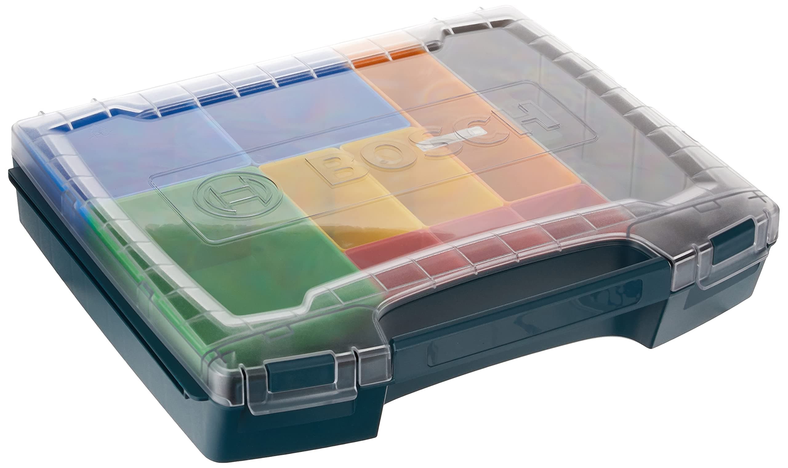 BOSCHi-Boxx72-10 with Set 10 for use with Click and Go Storage System, Blue