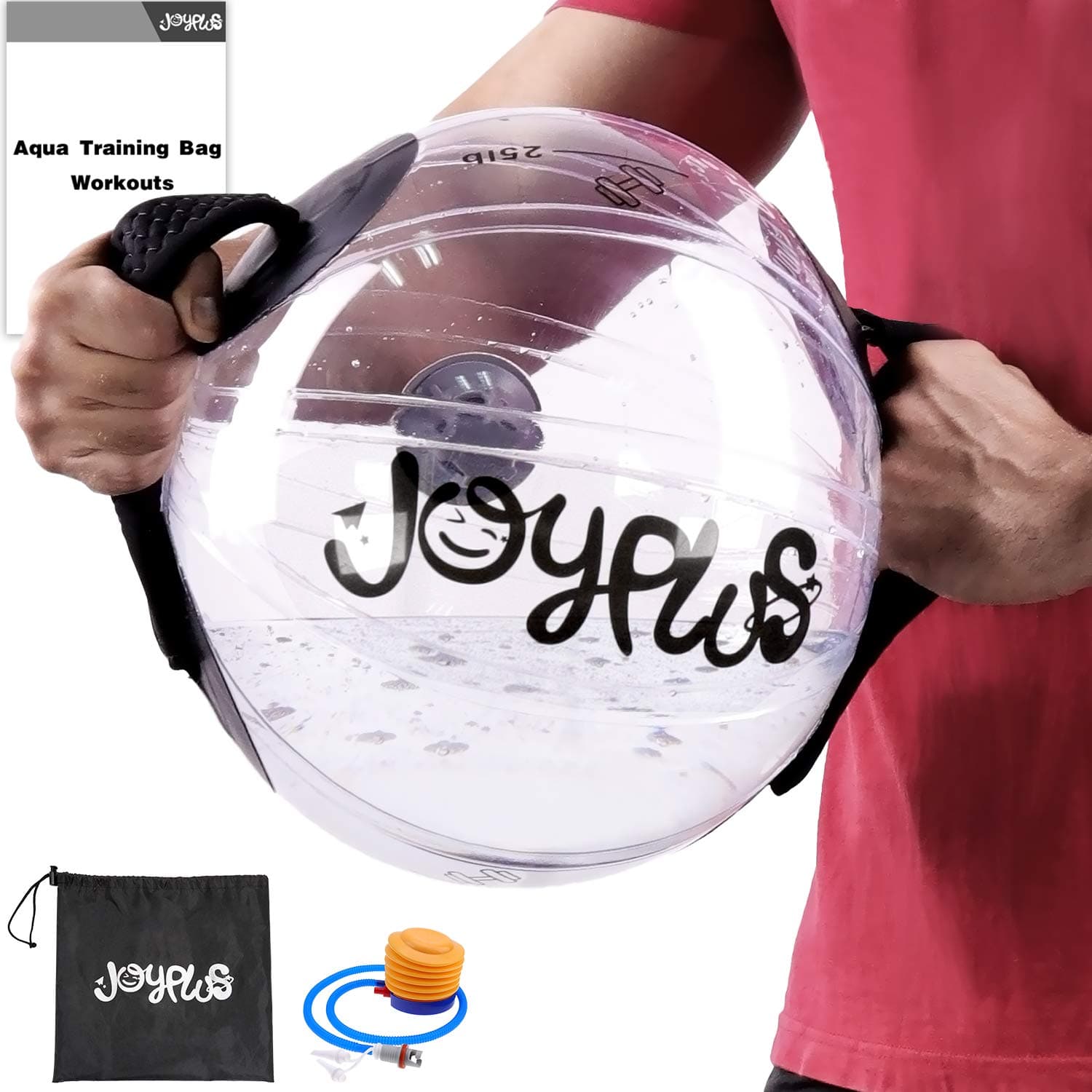 JOYPLUS Aqua Bag Workout, Adjustable Training Bag and Power Bag with Water, Core and Balance Trainer, Portable Stability Fitness &Full Body Exercise Equipment for Weight