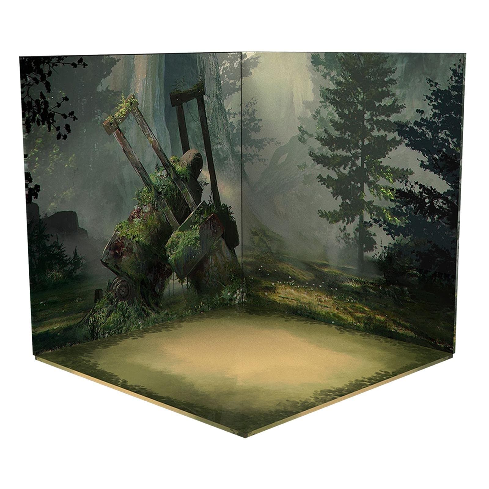 1:12 Backdrop Scene Layout Display Background Vehicle Model Showcase Diorama Organizer for Action Figures Diecast Car Dolls