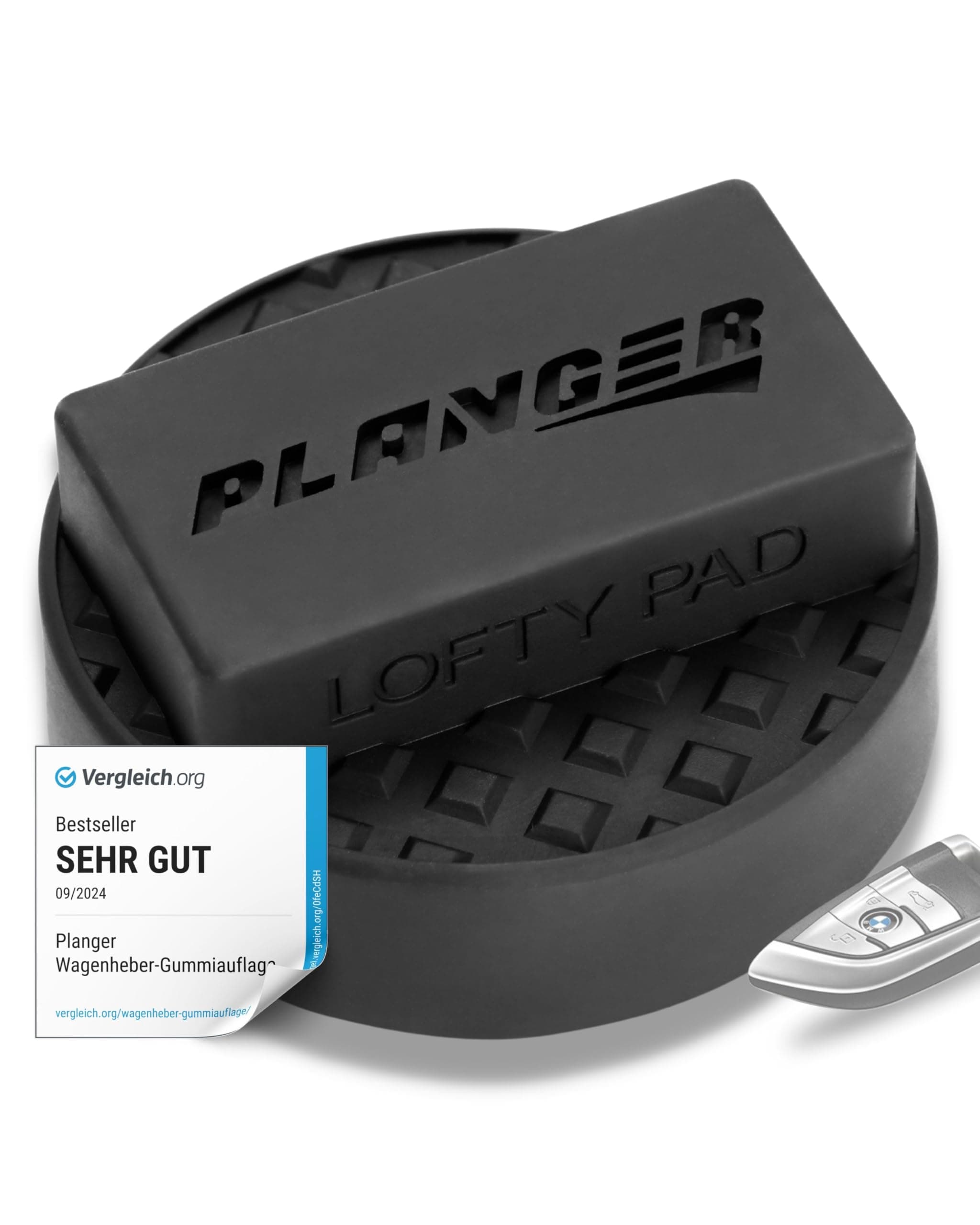 PLANGERLofty PAD - Rubber Jack Pad for Mini & Opel (Special CAR Brands from Germany) Trolley Jack, Vehicle Lift and Axle Stand - Protects Your Car, SUV