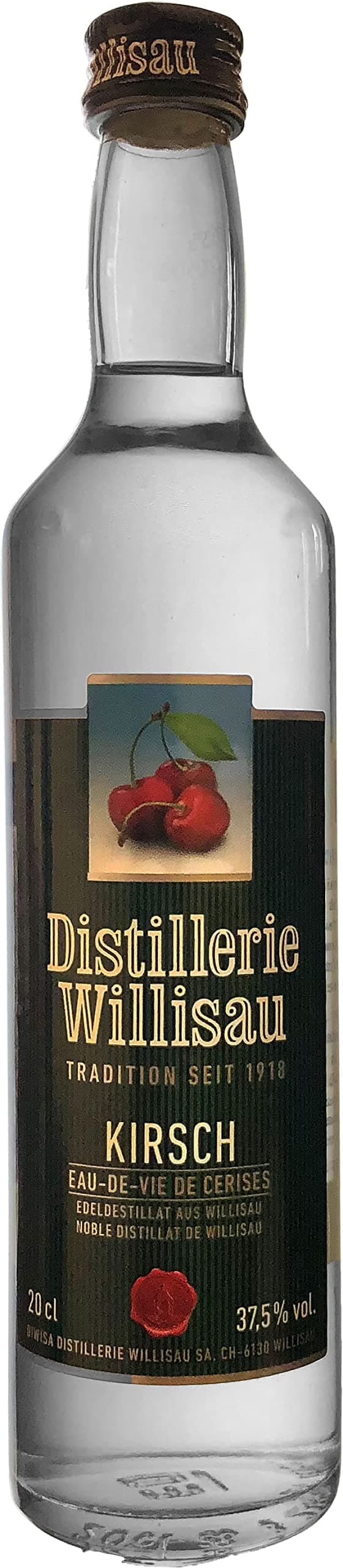 Original Willisauer Kirsch Eau de Vie 37.5% 20cl