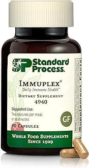 Immuplex - Whole Food Immune Support and Antioxidant Support with Chromium, Folate, Vitamin B6, Copper, Selenium, Vitamin A - 90 Capsules