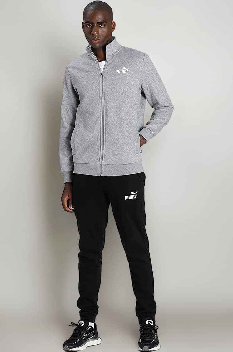 Men Polycotton Active Track Suit | Lightweight Full-Zip Jacket & Track Pants Set for Men
