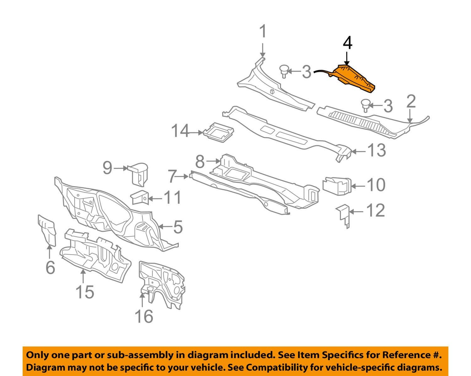 General Motors 15794785 Regular Deflector