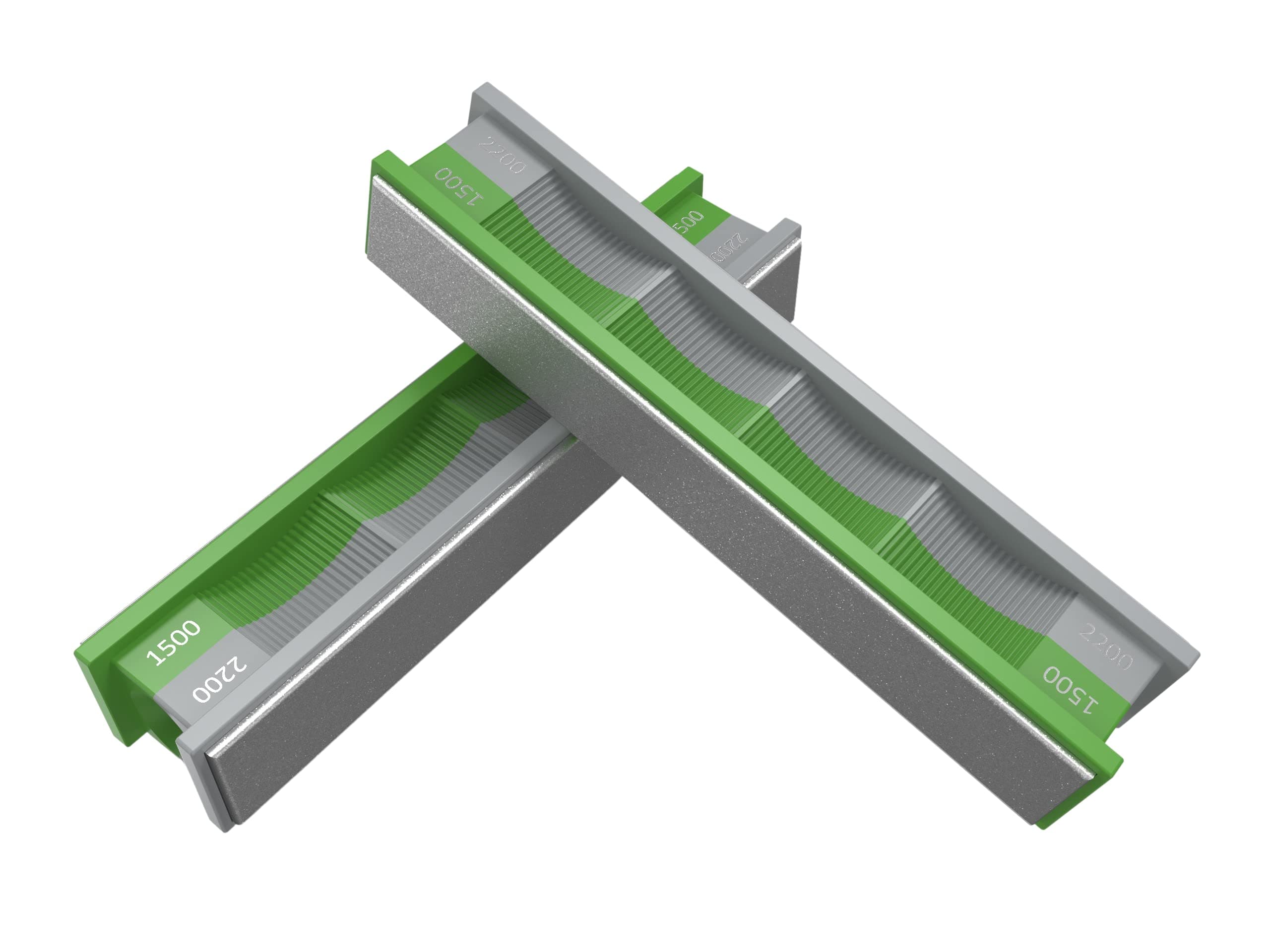 Precision Knife Sharpener - Diamond Stones Pack - 1500/2200 Grit (2 stones of each grit included)