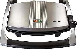 Sandwich/Panini Press & Toastie Maker | 3-Slice | Stainless Steel [VST025]
